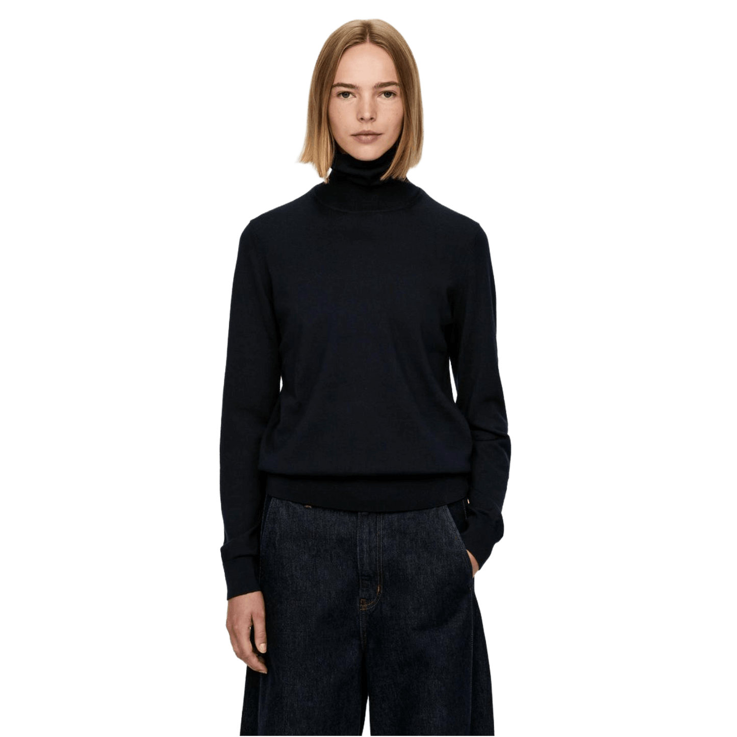 Arket Women's Roll-Neck Merino Jumper