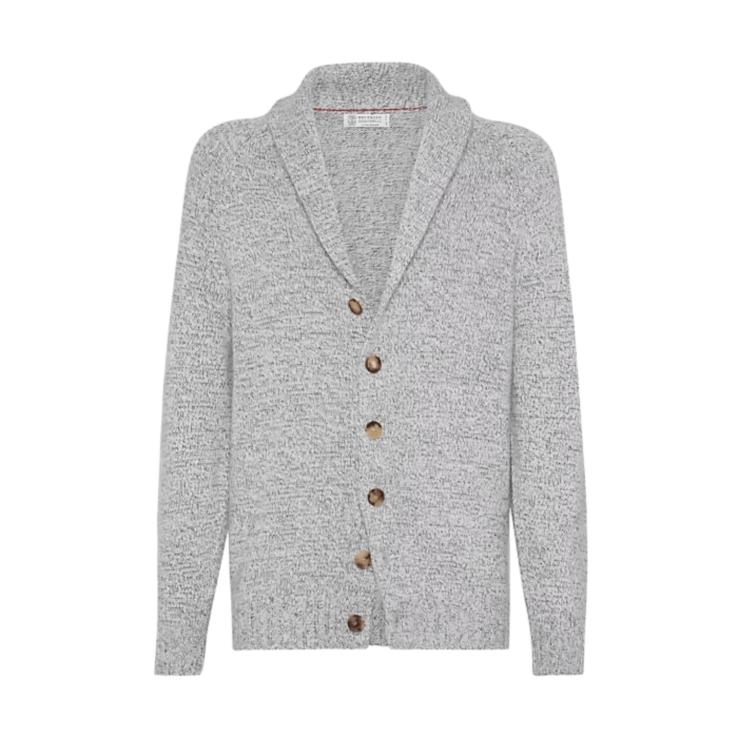 Brunello Cucinelli Men's Mouliné Cashmere Cardigan With Raglan Sleeves