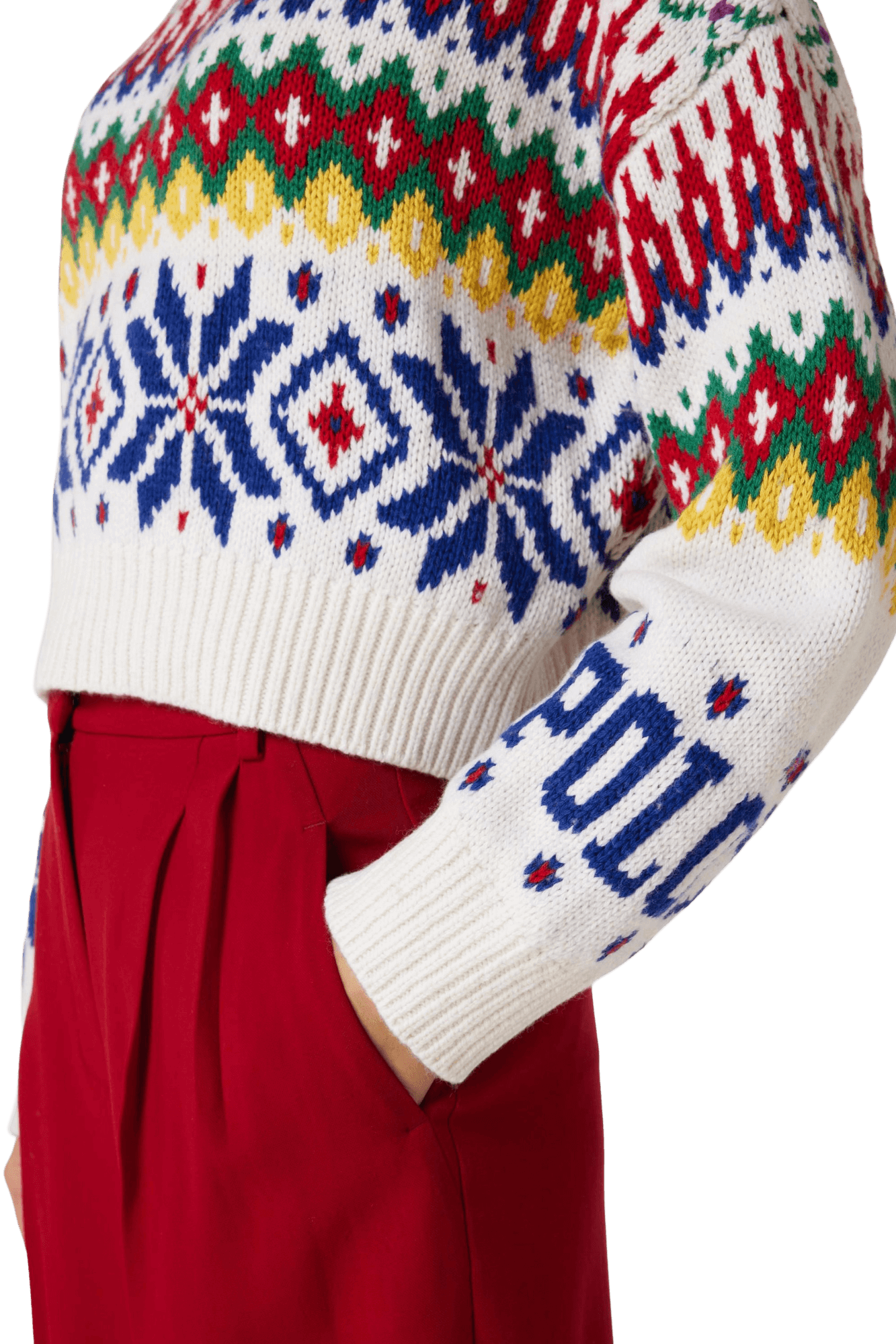 Ralph Lauren Mmea Logo Mockneck Nwoma-Afrafra Sweater