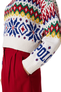 Ralph Lauren Mmea Logo Mockneck Nwoma-Afrafra Sweater
