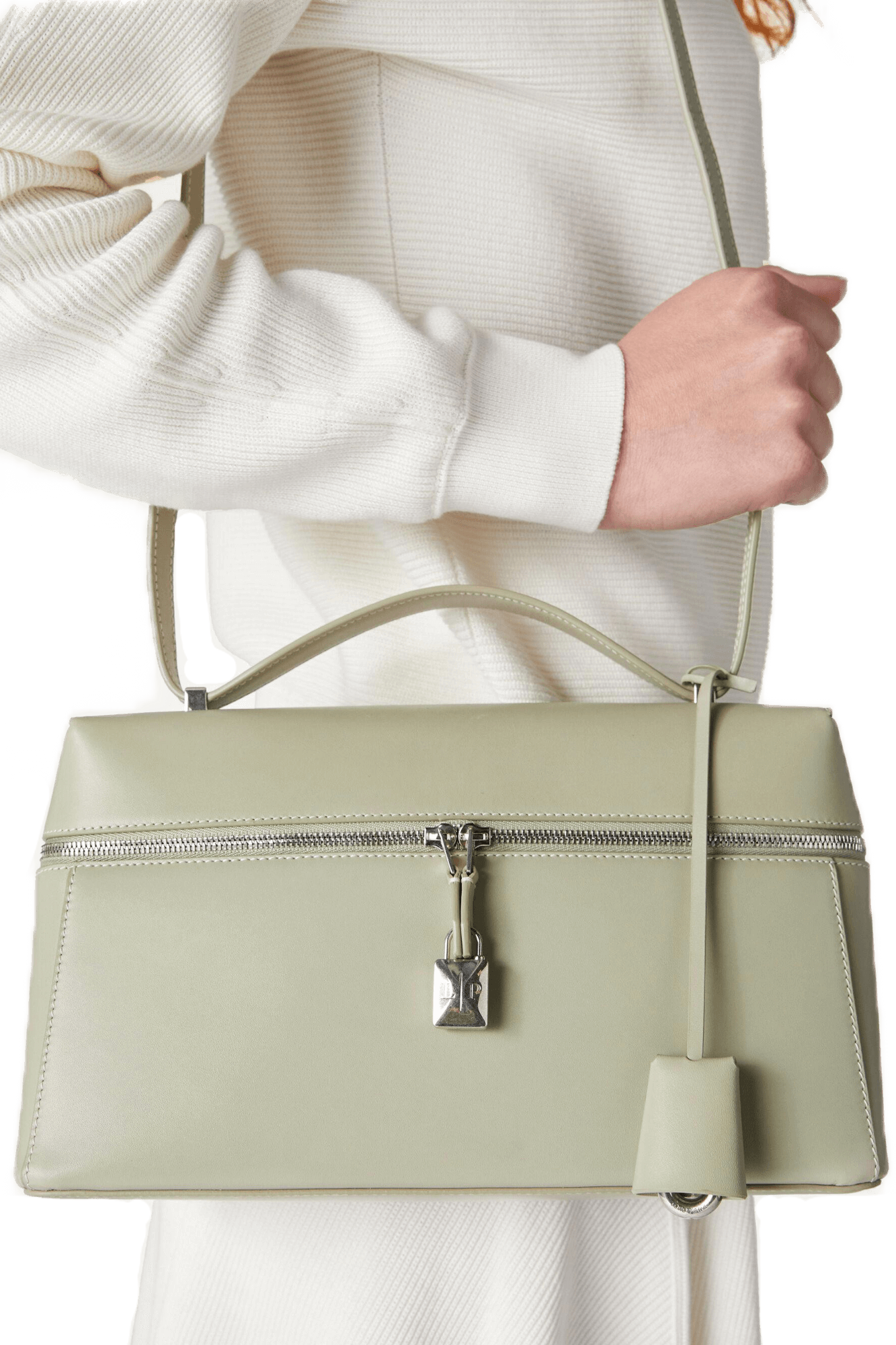 Loro Piana Mmea Bag a Wɔde Ka Ho L27. Ɔde ne nsa kyerɛɛ ne so