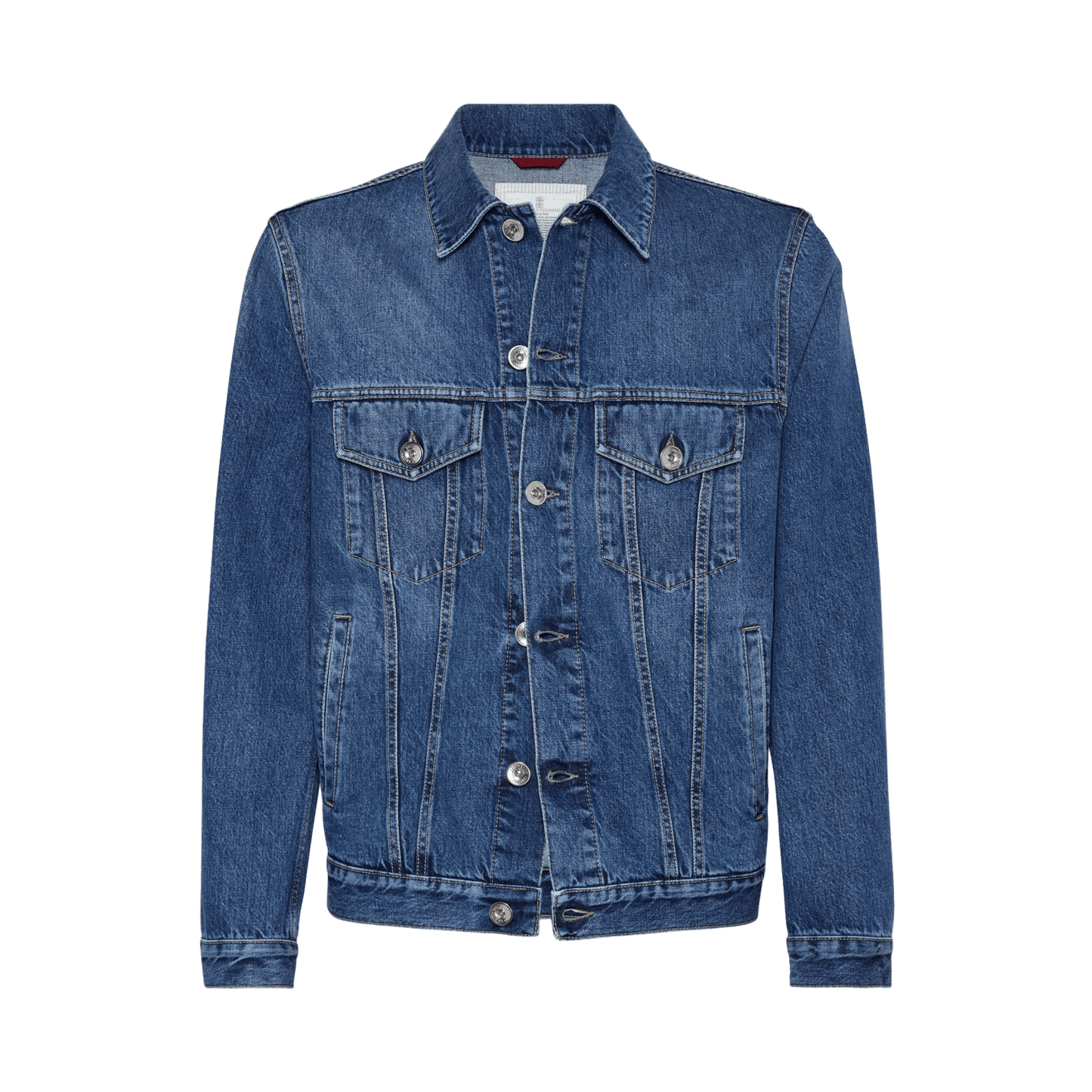 Brunello Cucinelli Men's Denim Four-pocket Jacket