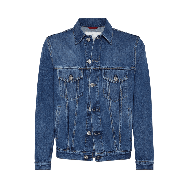 Brunello Cucinelli Men's Denim Four-pocket Jacket