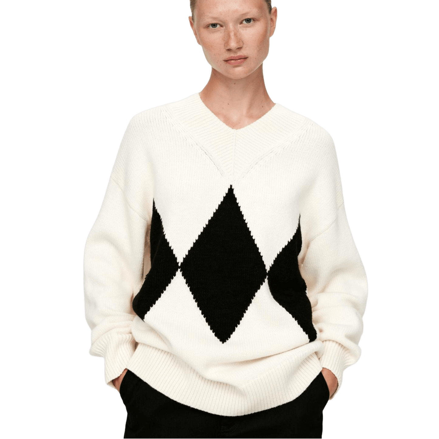 Arket Women's Relaxed Wool-Cotton Jumper