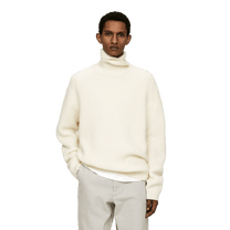 Arket Men's Heavy Wool Roll-Neck Jumper