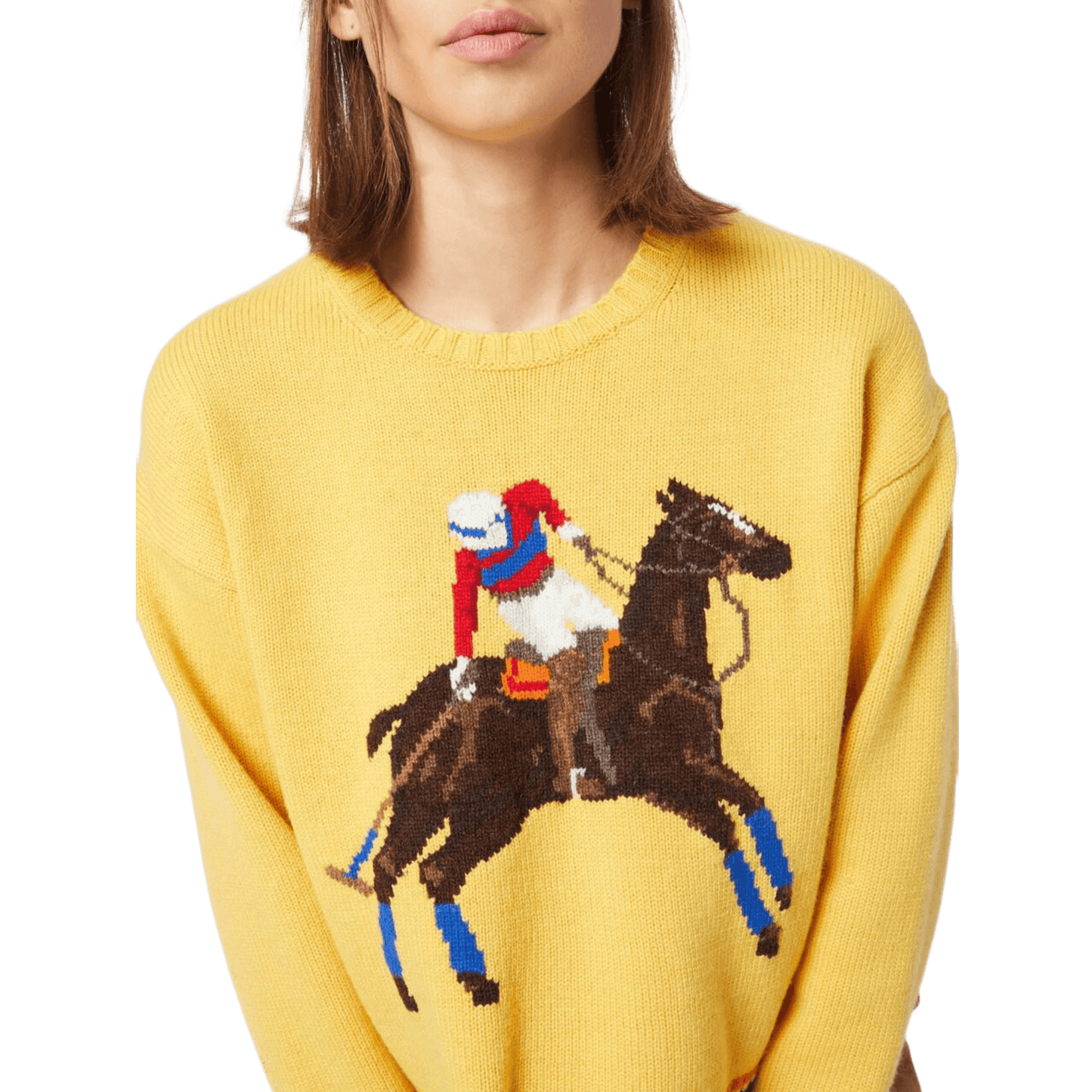 Ralph Lauren Women's Intarsia-Knit Wool Sweater