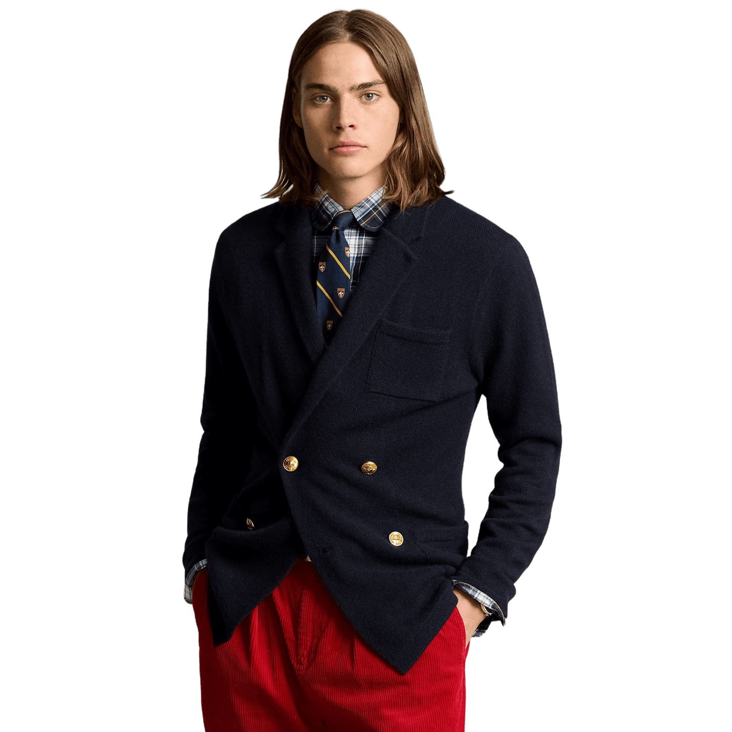 Ralph Lauren Unisex Cashmere Blazer Cardigan