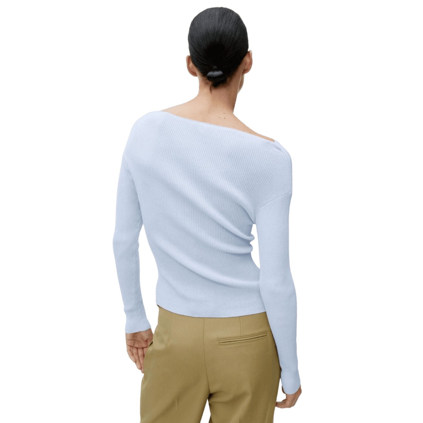 Arket Women's Boat-Neck Rib Top