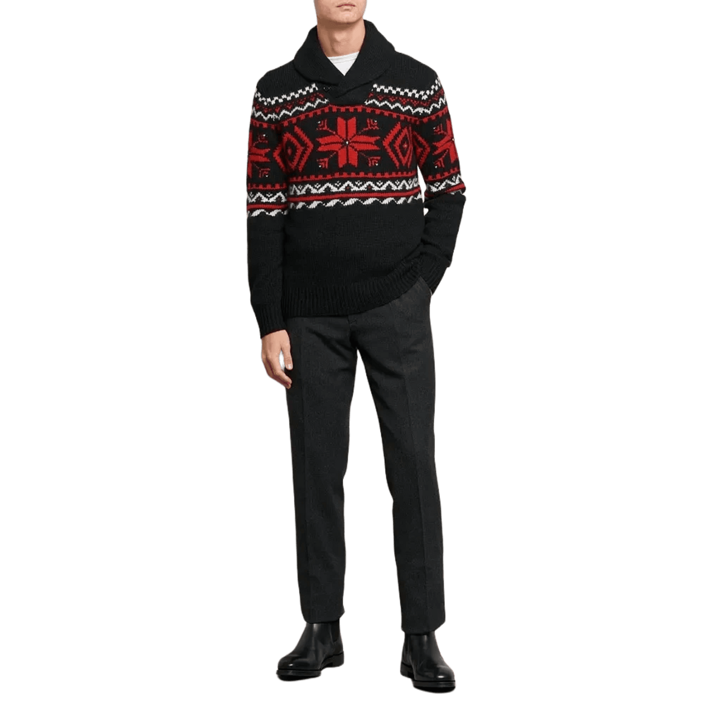 Ralph Lauren Men's Snowflake Cotton-Blend Jumper