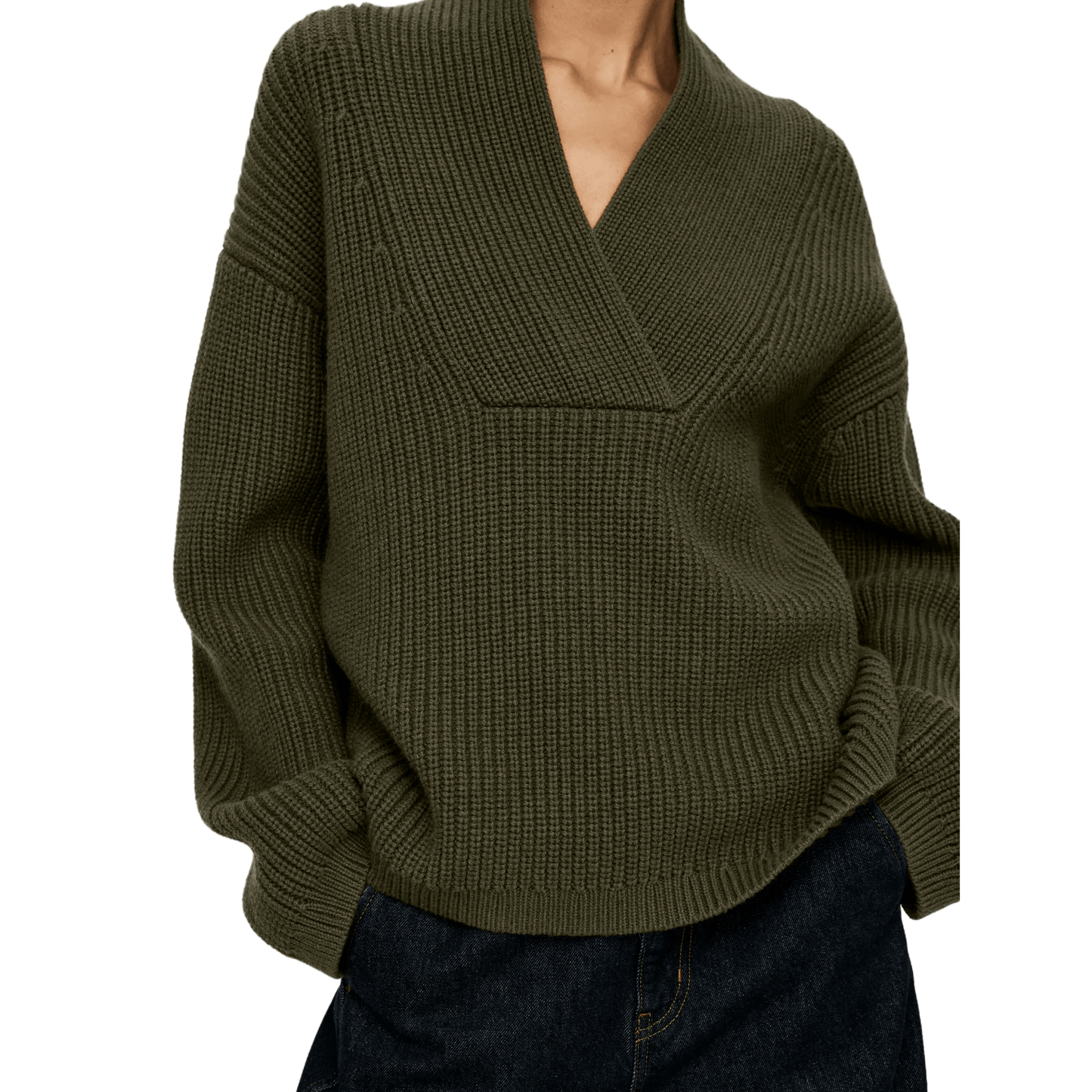 Arket Women's Shawl Collar Jumper