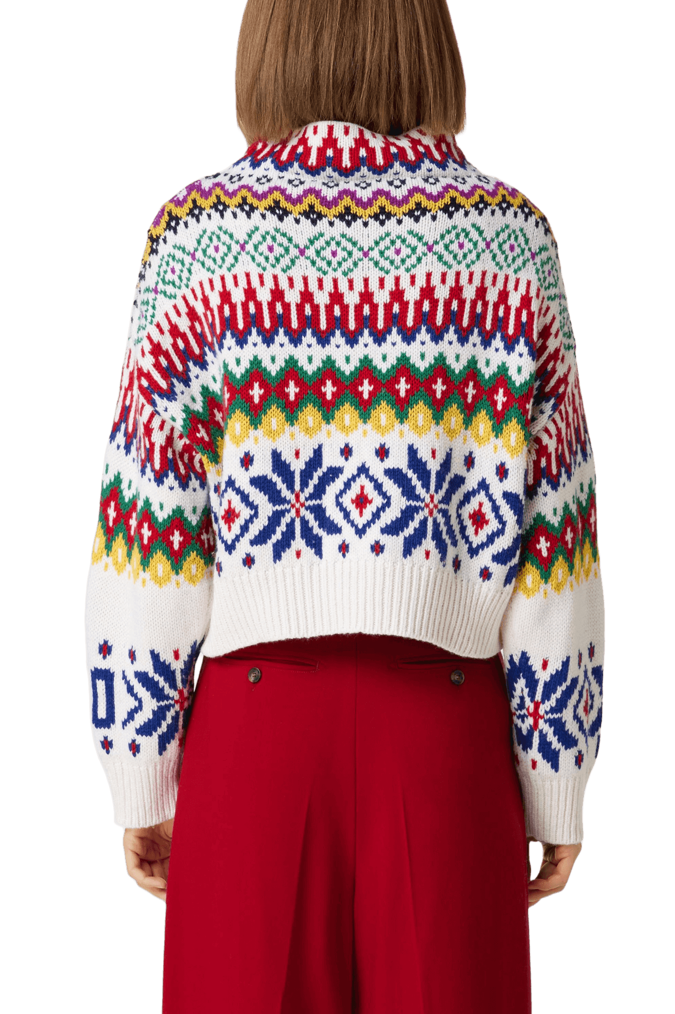Ralph Lauren Mmea Logo Mockneck Nwoma-Afrafra Sweater