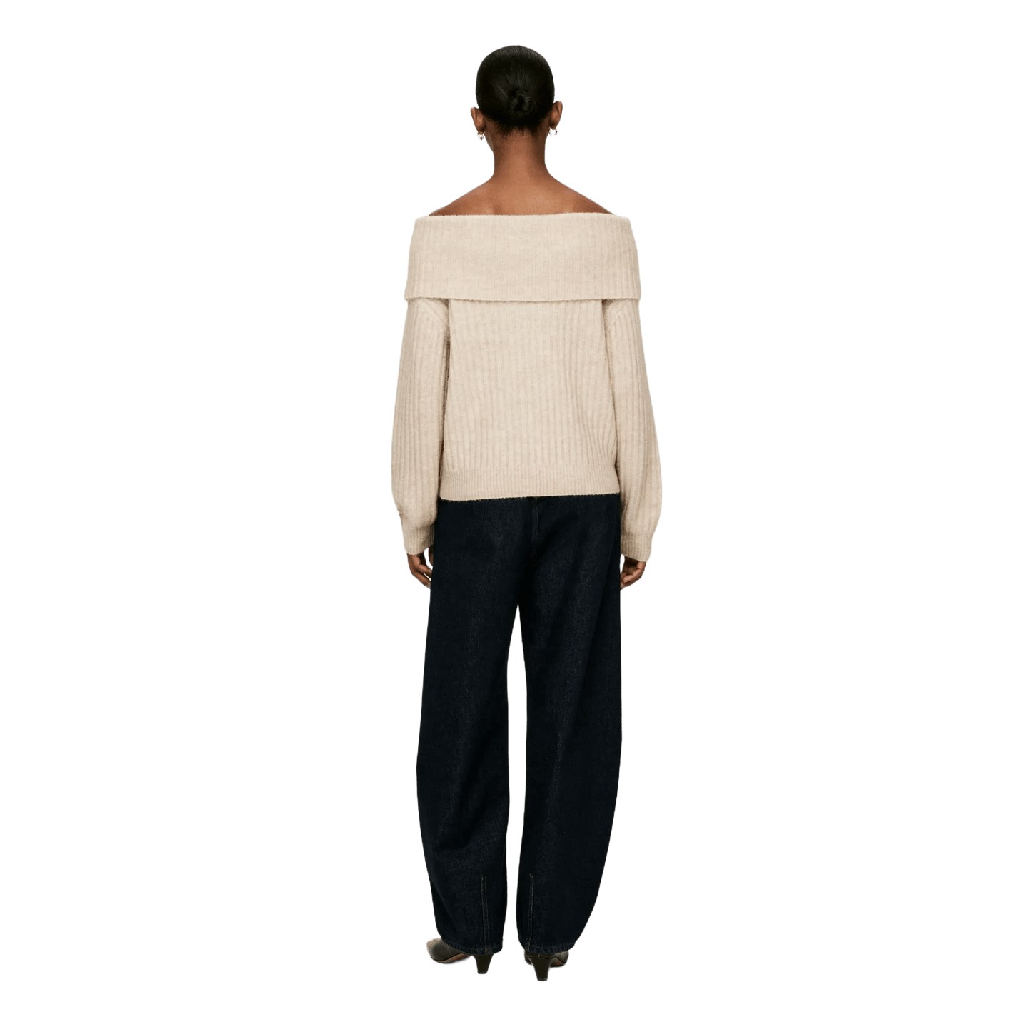 Arket Women's Off-Shoulder Rib Jumper