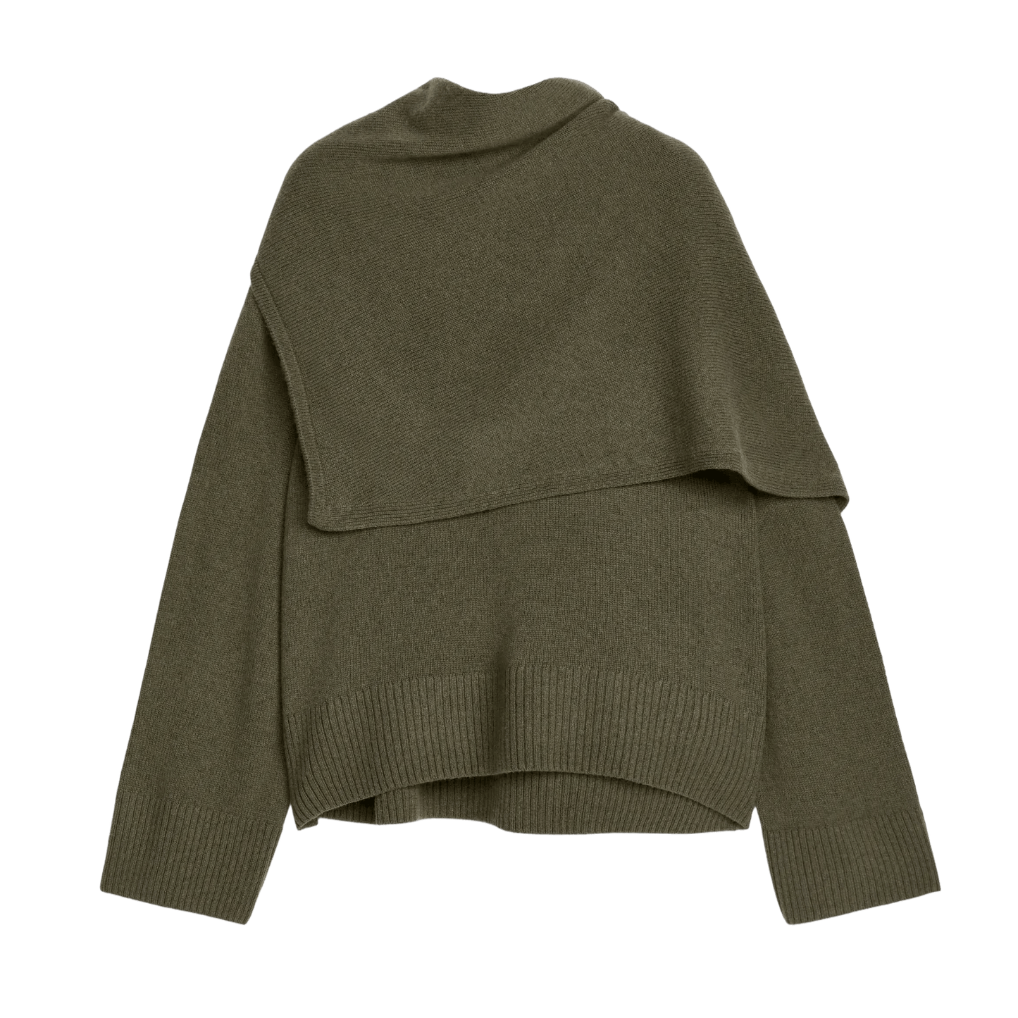 Arket Women's Wool Scarf Jumper