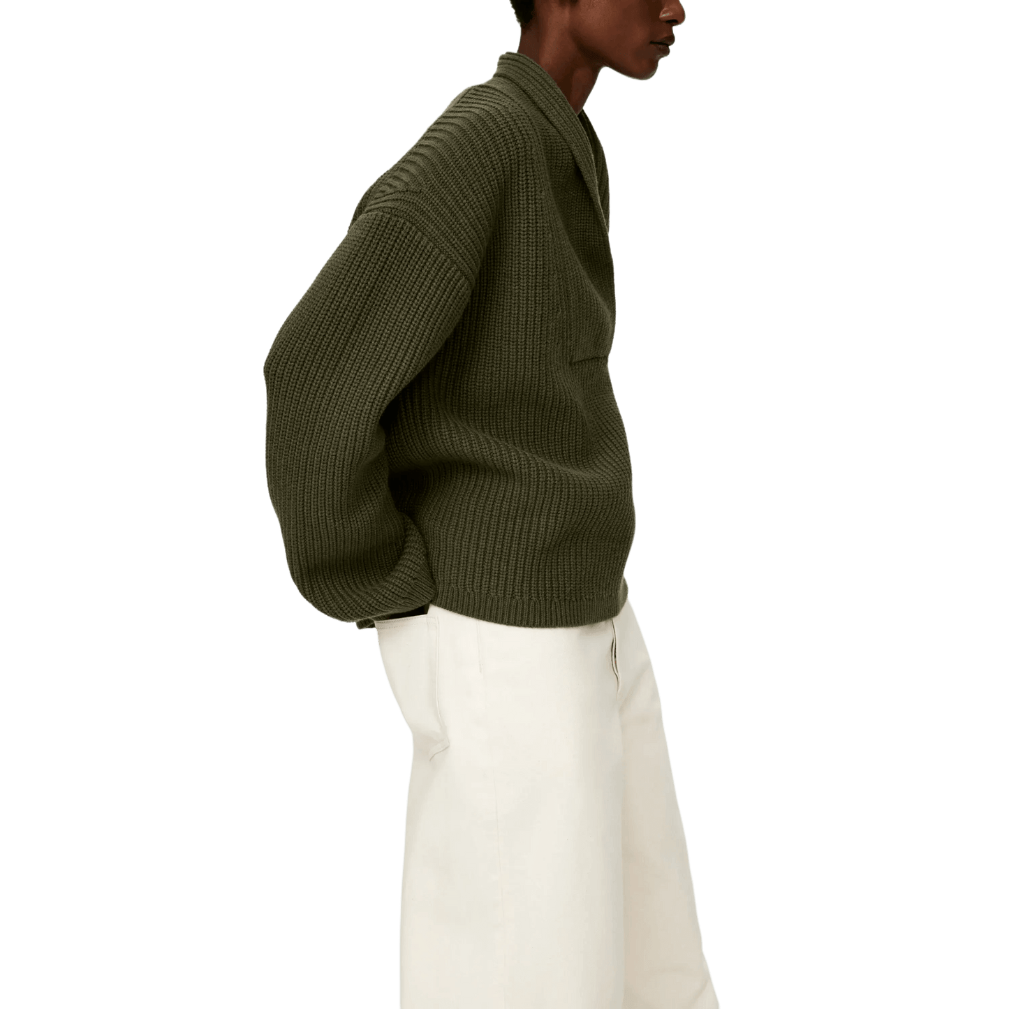 Arket Women's Shawl Collar Jumper