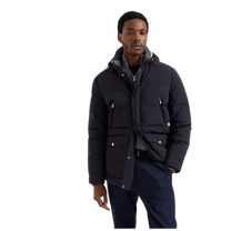 Brunello Cucinelli Men's Bonded Taffeta Down Jacket With Detachable Hood