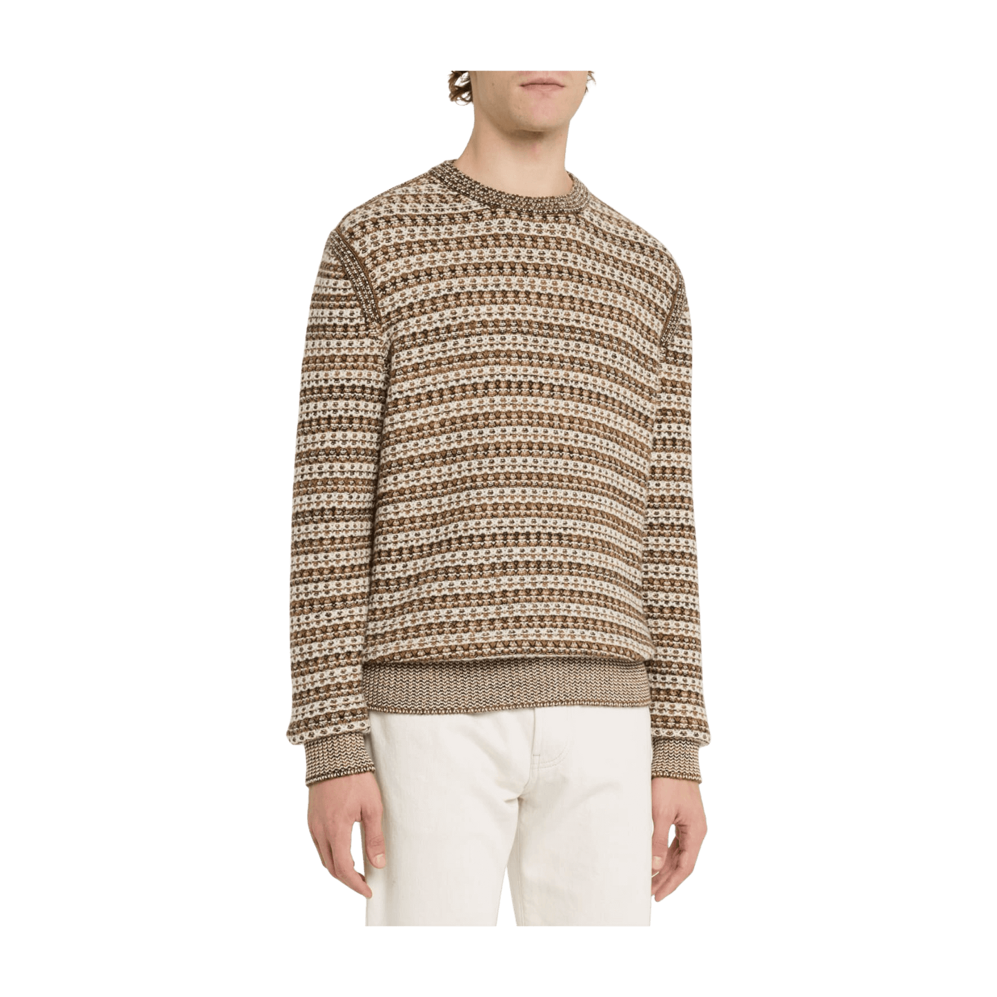 Loro Piana Men's Mancora Cashmere Knit Crewneck Sweater