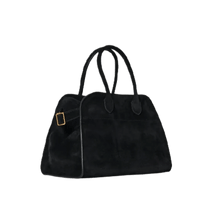 The Row Soft Margaux 10 Bag in Suede