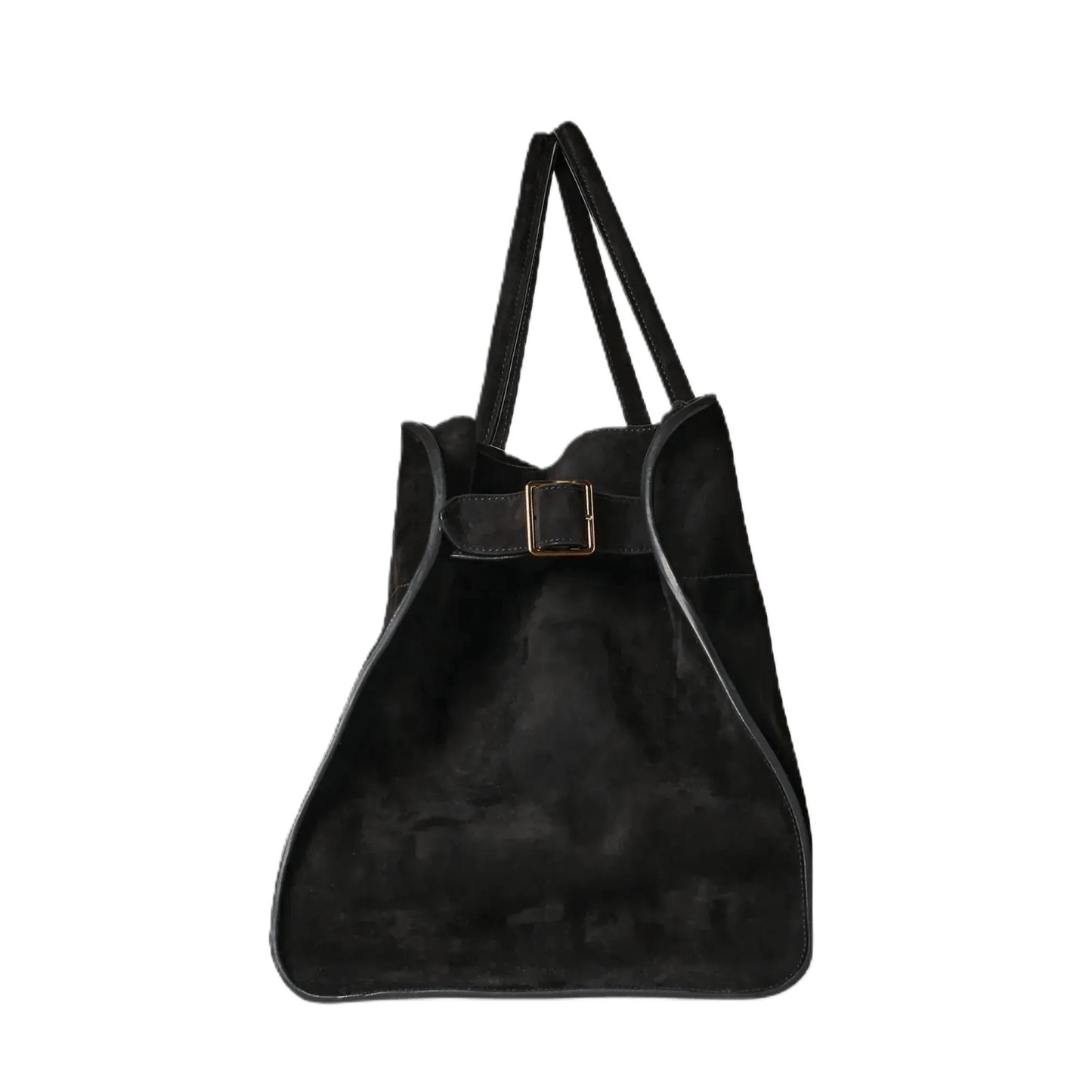 The Row Soft Margaux 17 Bag in Suede