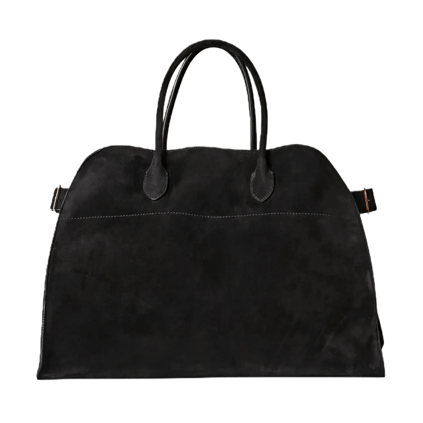 The Row Soft Margaux 17 Bag in Suede