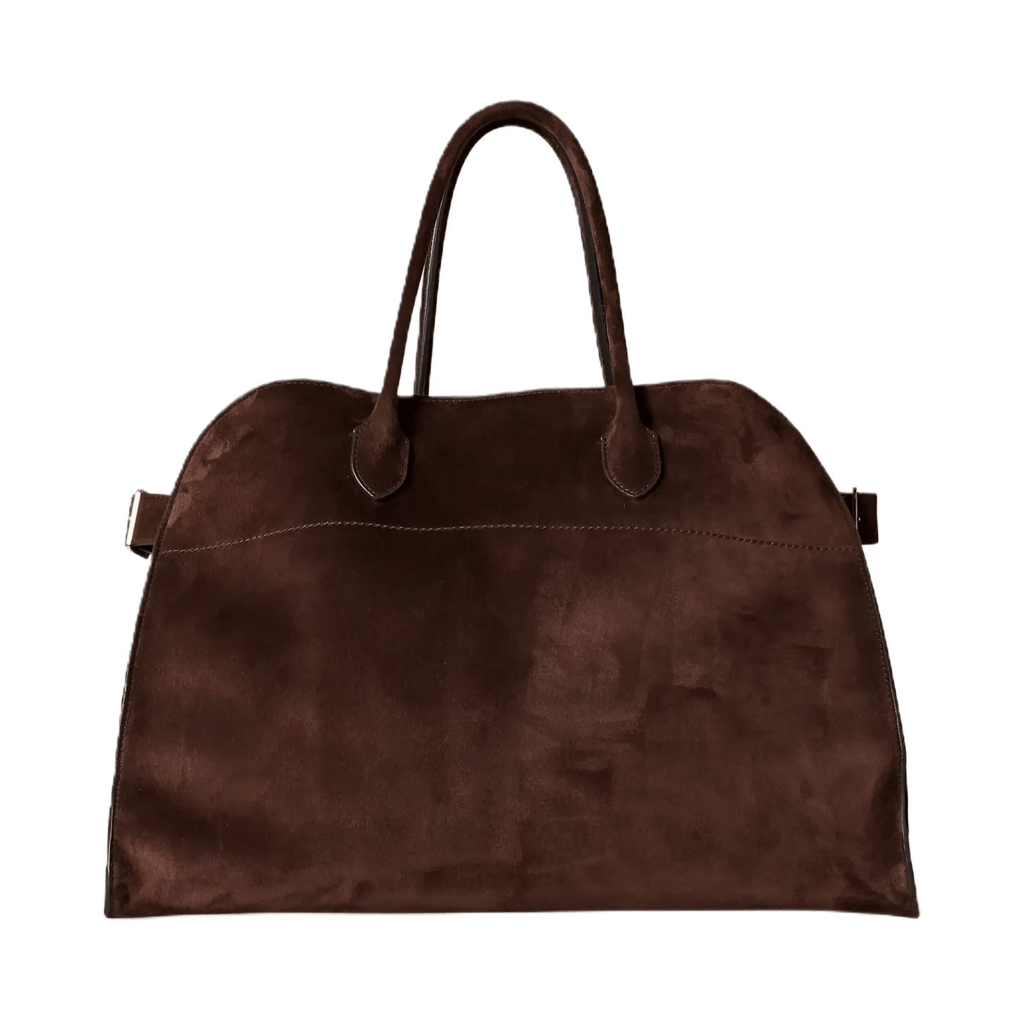 The Row Soft Margaux 17 Bag in Suede