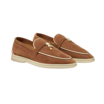 Loro Piana Women's Summer Charms Walk Loafers (Suede)